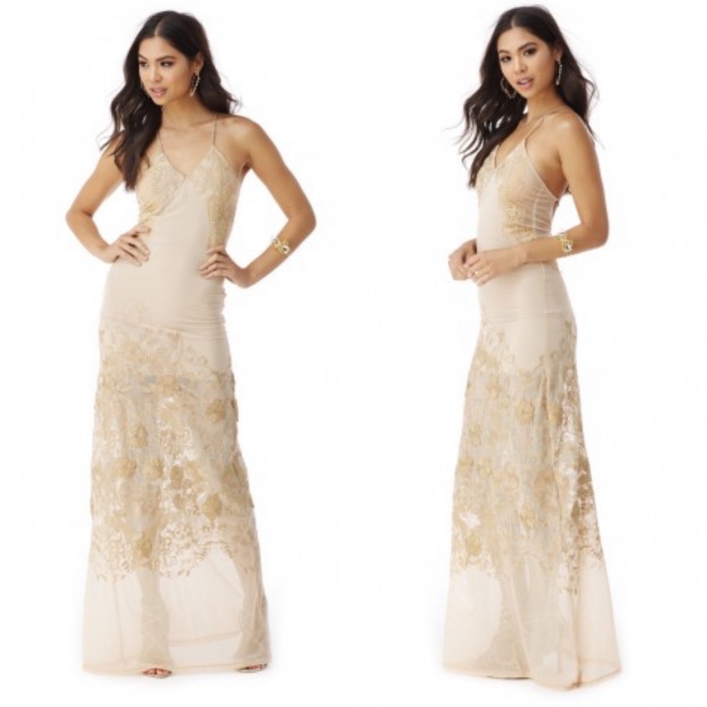 Nwt Sky Winquee Maxi Dress